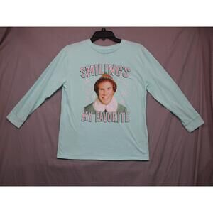 Elf Mint Green Graphic Long-sleeve Girls‎ T-shirt Size XL